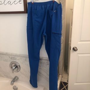 FIGS royal blue scrub pants